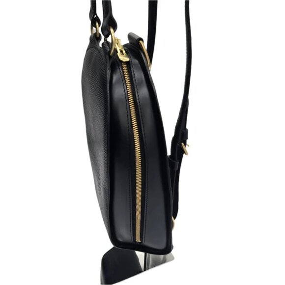 LOUIS VUITTON Mini Pochette Epi Leather Backpack Black - COA included! - Picture 8 of 15